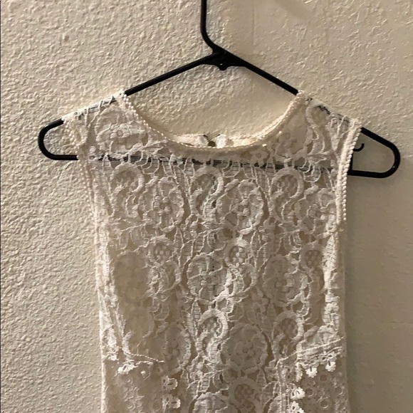 White floral dress - Picture 2 of 2